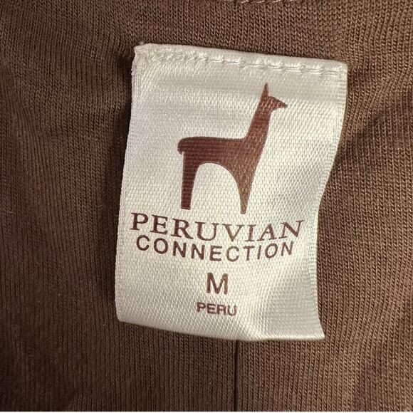 Peruvian Connection Elegant Brown Sleeveless Dress - Picture 5 of 9